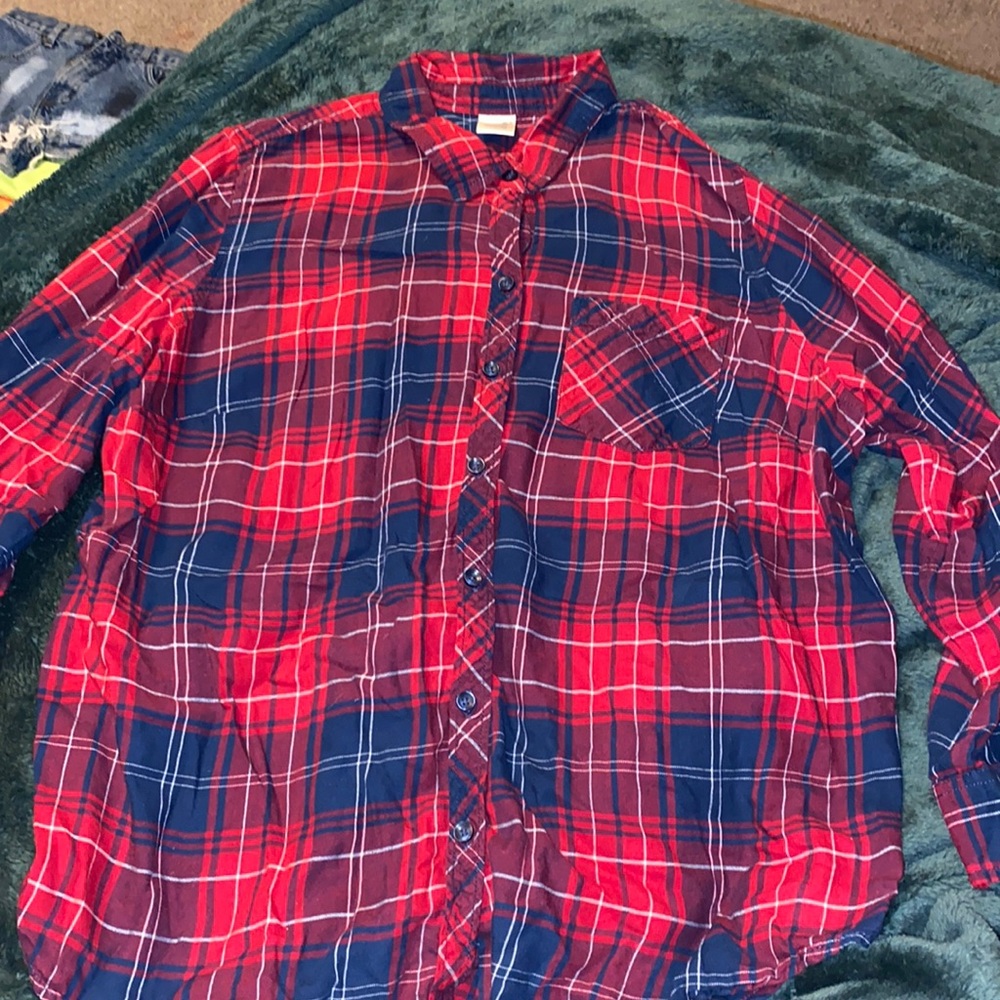 size 14W Terra & Sky flannel
